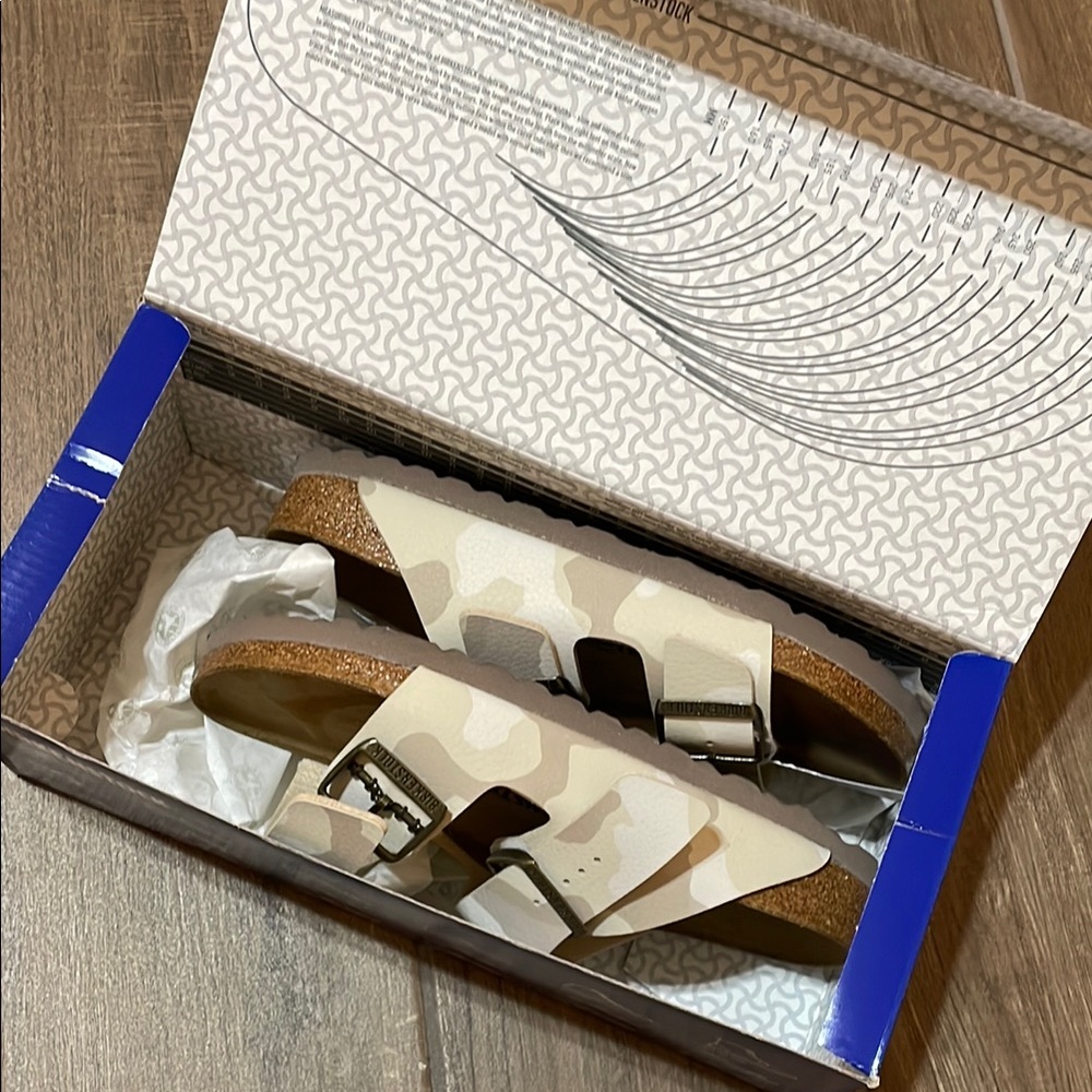Birkenstock Arizona Sandals Box - Blue Retail Box